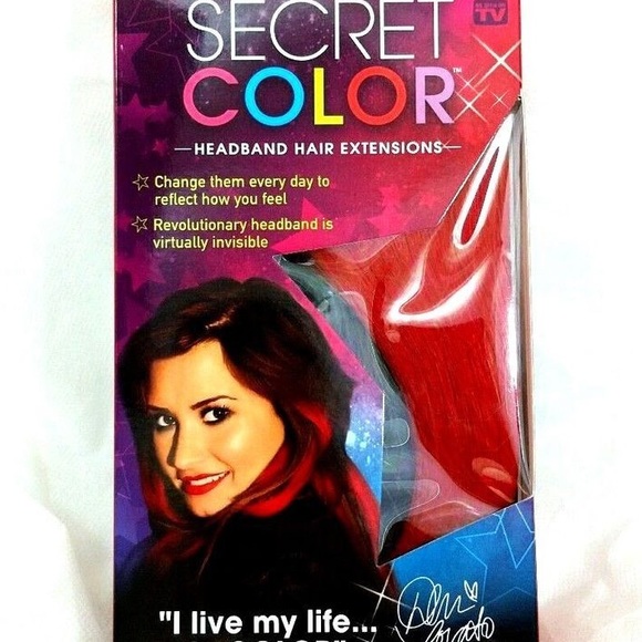 Secret Color™ Headband Extension in Red - Picture 3 of 3